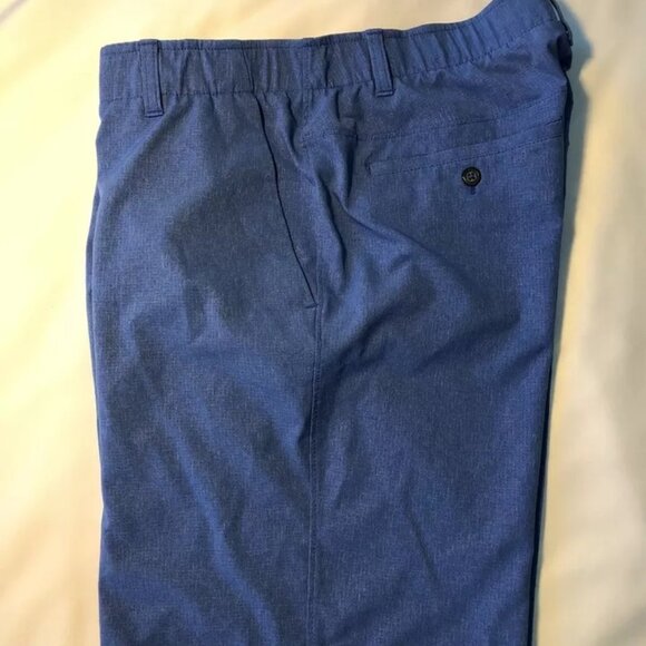 Men's Under Armour HeatGear Stretch Golf Shorts Sky Blue 36W MSRP $70.00 - Picture 4 of 10
